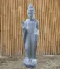 Product image 2 of the product “Standing Buddha with floral carving, Abudaya position. 38 x 30 x 150cm. Natural stone (river stone), stonemasonry ”